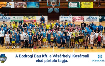 Új támogatási forma a Kosársulinál: a Bodrogi Bau az első pártoló tag